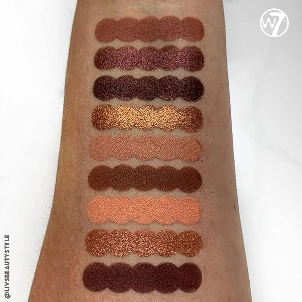 W7 Cosmetics Sweet Παλέτα με Σκιές Ματιών σε Στερεή Μορφή Brown Sugar 8.1gr - Image 3