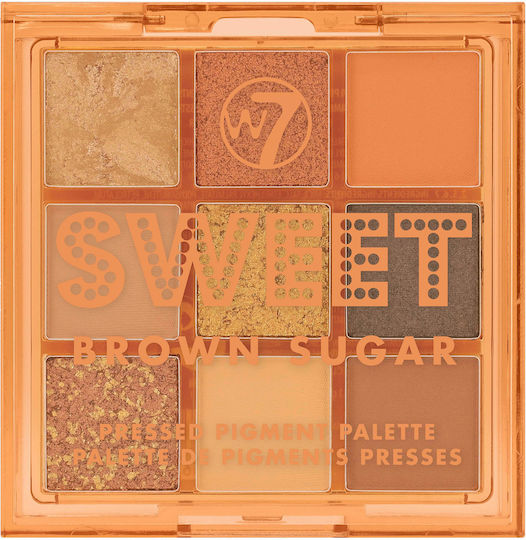 W7 Sweet Brown Sugar Pressed Pigment Palette