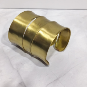 Φαρδύ μπρούτζινο cuff βραχιόλι