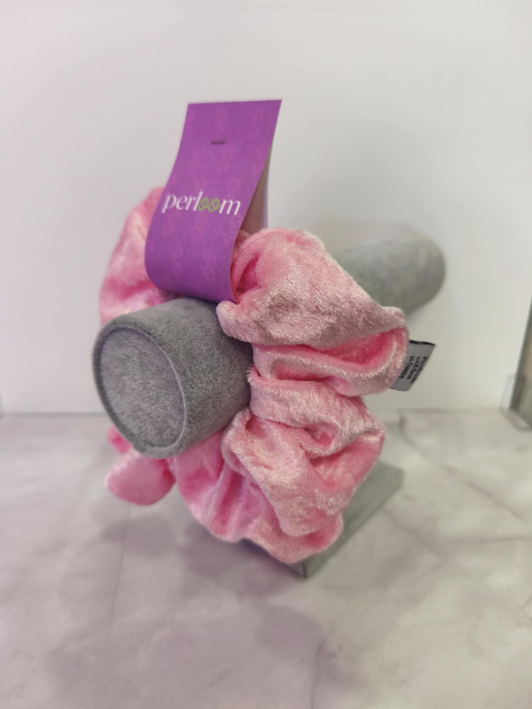 Βελούδινο Scrunchie Μαλλιών – Ροζ