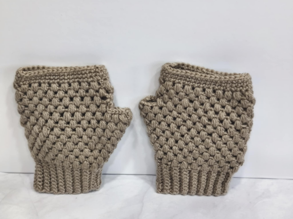Πλεκτά Γάντια Χωρίς Δάχτυλα (Fingerless)