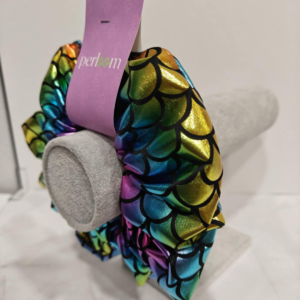 Σατέν Λαστιχάκι Μαλλιών (Scrunchie) Perloom – Πολύχρωμο Fish Scale