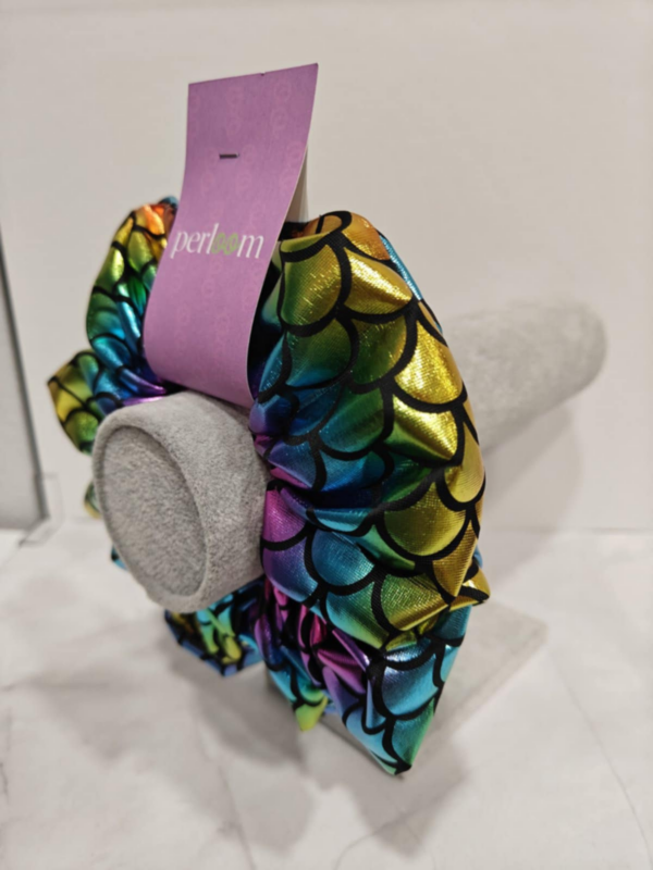 Σατέν Λαστιχάκι Μαλλιών (Scrunchie) Perloom – Πολύχρωμο Fish Scale