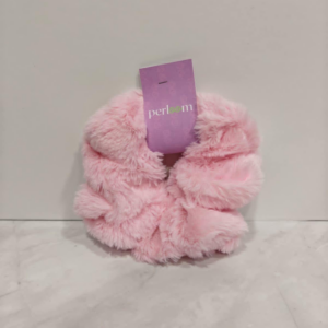 Γούνινο Scrunchie Μαλλιών – Ροζ