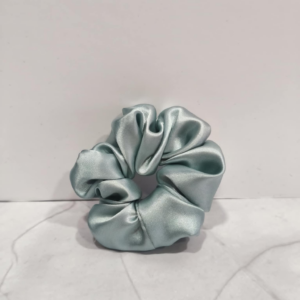 Σατέν mini Scrunchie Μαλλιών – Μέντα