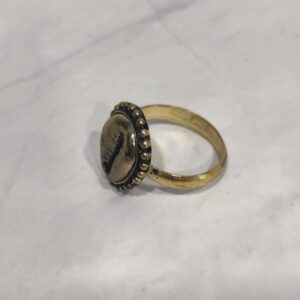 Χρυσό Δαχτυλίδι με Κοχύλι Cowrie